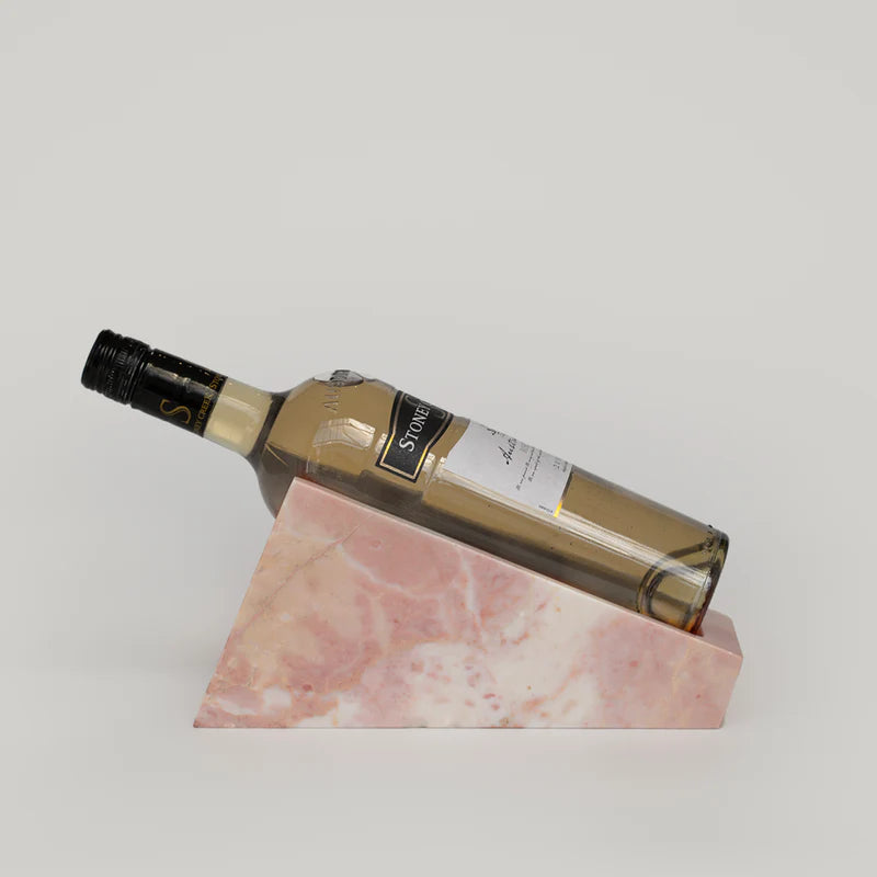 Vinholder i Pink Marmor