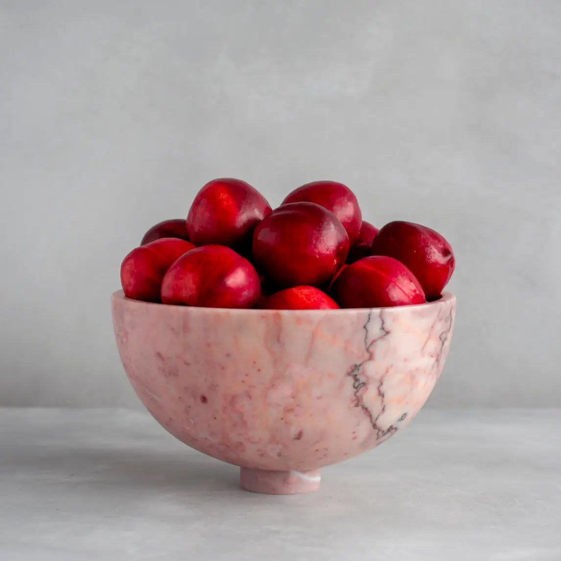Frugtskål i Rosa Marmor